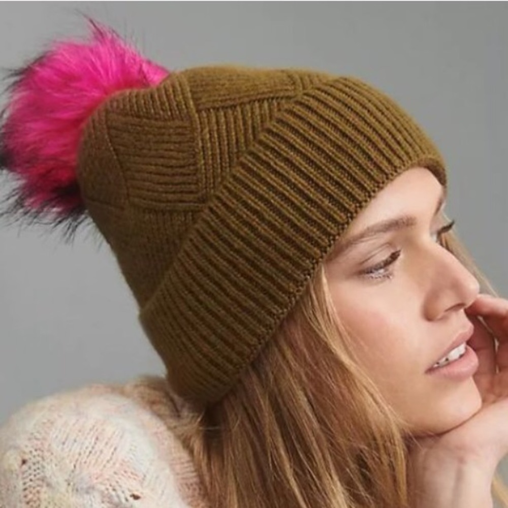Last one! Olive color Pick a Pom Base Hat